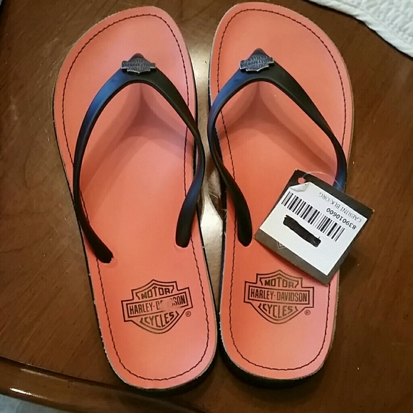 harley davidson flip flops womens